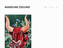 Tablet Screenshot of madelinecollins.com